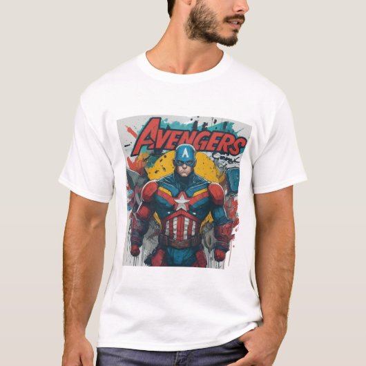 T-shirt Assemblage Avengers (Devant)