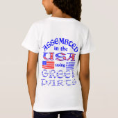 T-Shirt Assemblé États-Unis à l'aide de pièces grecques Fi (Dos)