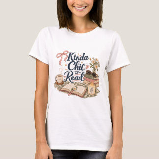 T-shirt Assez Chic à Lire Book Lover Aesthetic | Cozy Rea