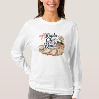 T-shirt Assez Chic à Lire Book Lover Aesthetic | Cozy Rea