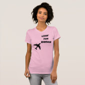 T-shirt Assez dans le rose (Devant entier)