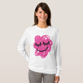 T-shirt Assez dans le rose (Devant entier)