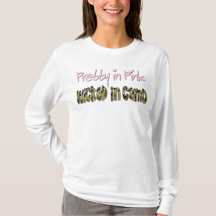 T-shirt Assez dans mauvais rose dans Camo
