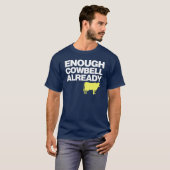 T-shirt Assez de sonnaille déjà (Devant entier)