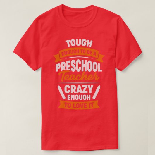 T-shirt Assez Difficile Pour Être Un Enseignant D'Enseigne (Design devant)