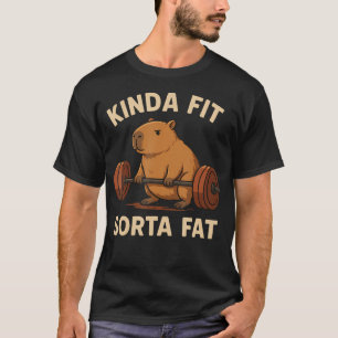 T-shirt Assez En Forme Un Peu Gros Drôle De Gym Capybara M