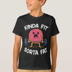 T-shirt Assez en forme un peu gros - Funny Gym Donut Halté
