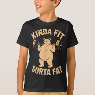 T-shirt Assez en Forme Un Peu Gros - Ours de Gym Drôle d'H