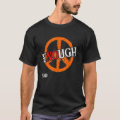 T-shirt Assez End Gun Violence Porter Orange Protéger les (Devant)
