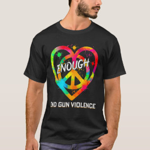 T-shirt Assez End Gun Violence Protège Les Enfants Gun Con