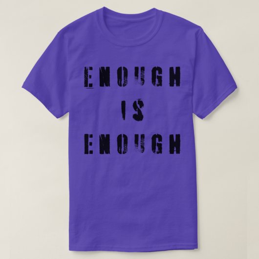 T-shirt Assez Est Suffisant 1 (Design devant)