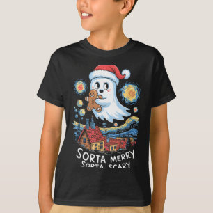 T-shirt Assez joyeux assez y Santa fantôme de Noël Gingerb