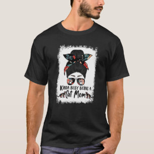 T-shirt Assez occupée à être une maman de chat Abyssin Chi