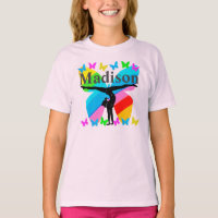 ASSEZ PERSONNALISÉ GYMNASTICS RAINBOW T SHIRT