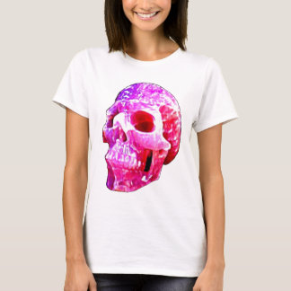 T-shirt assez rose de crâne