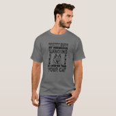 T-shirt Assez Sûr Que Mon Elkhound Norvégien Est Plus Inte (Devant entier)