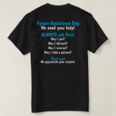 T-shirt Assistance future Handler chien (Design dos)