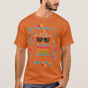 T-SHIRT ASSISTANCE OPHTHALMIQUE CERTIFIÉE