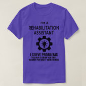 T-SHIRT ASSISTANT À LA RÉADAPTATION NICE DESIGN 2017 2 (Design devant)