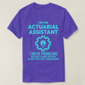 T-SHIRT ASSISTANT ACTUARIAL NICE DESIGN 2017 (Design devant)