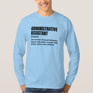 T-shirt Assistant administratif Sarcastique