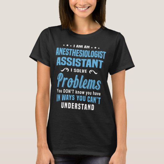 T-shirt Assistant anesthésiste (Devant)