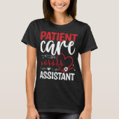 T-shirt Assistant assistant Stéthoscope PCA Nurse (Devant)