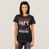 T-shirt Assistant assistant Stéthoscope PCA Nurse (Devant entier)