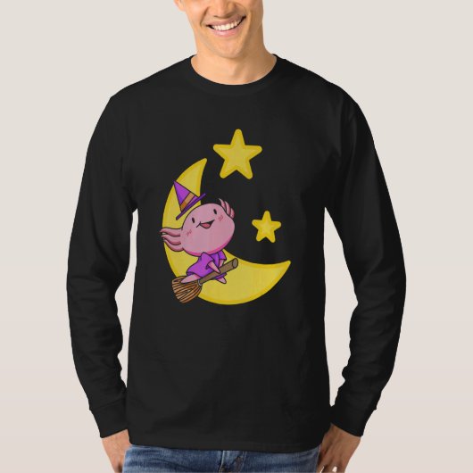 T-shirt Assistant Axolotl Spellbook Reader Axolotl Anim ma (Devant)