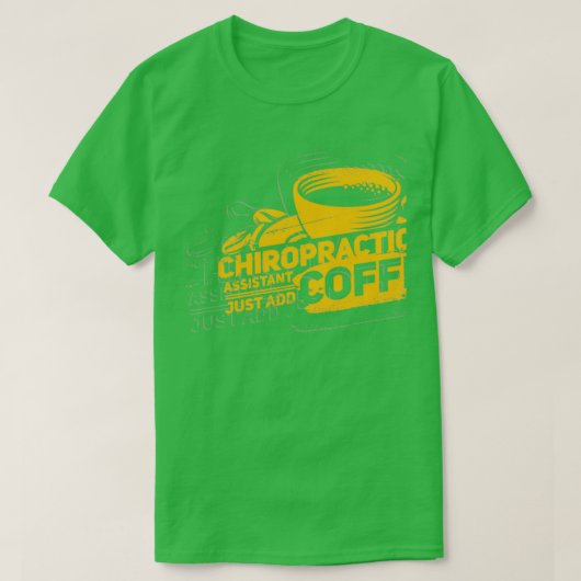 T-shirt Assistant chiropratique (Design devant)