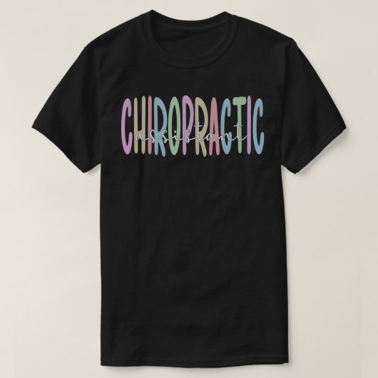 T-shirt Assistant chiropratique Assistant Chiro Assistant (Design devant)