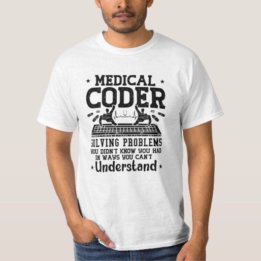 T-shirt Assistant Codage des problèmes de résolution de co (Devant)