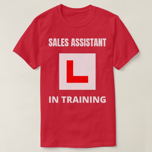 T-shirt Assistant commercial en formation (Design devant)
