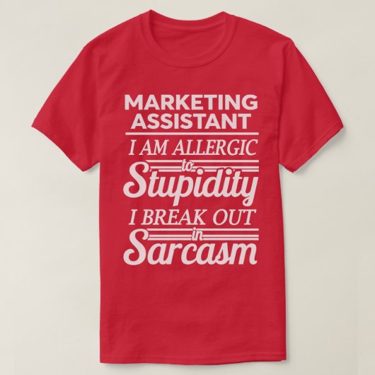 T-SHIRT ASSISTANT COMMERCIALISTE 1 (Design devant)