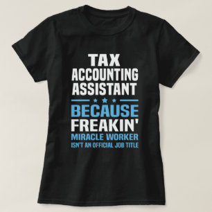 T-shirt Assistant Comptabilité fiscale