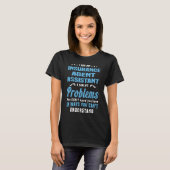 T-shirt Assistant d'agent d'assurance (Devant entier)