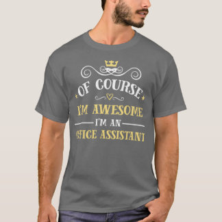 T-shirt Assistant de bureau 3