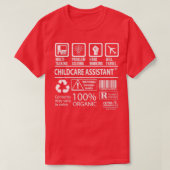 T-shirt Assistant de garde d'enfants Multi-Tasking Certifi (Design devant)