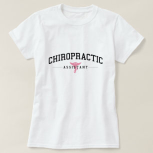 T-shirt assistant de la chiropratique collégiale