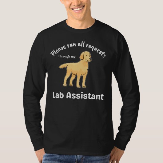 T-shirt Assistant de laboratoire (Devant)