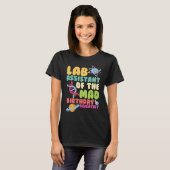 T-shirt Assistant De Laboratoire Du Scientifique D'Anniver (Devant entier)