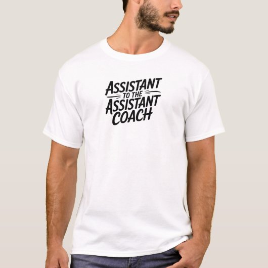 T-shirt Assistant de l'entraîneur adjoint - chef d'équipe (Devant)