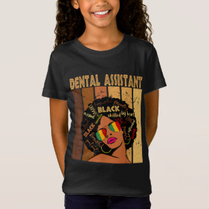 T-Shirt Assistant dentaire Afro afro-américain Noir Histo