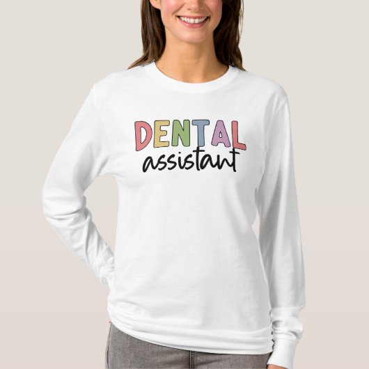 T-shirt Assistant dentaire | Cadeaux pour dentiste adjoint (Devant)