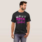 T-shirt Assistant dentaire pour dents 3 (Devant entier)