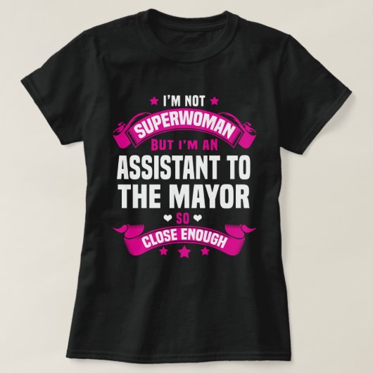 T-shirt Assistant du maire (Design devant)