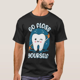 T-shirt Assistant en hygiène bucco-dentaire Go Floss Yours
