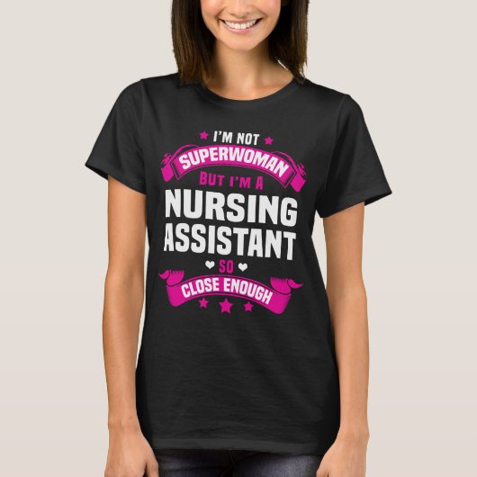 T-shirt Assistant en soins infirmiers (Devant)