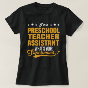 T-shirt Assistant enseignant préscolaire