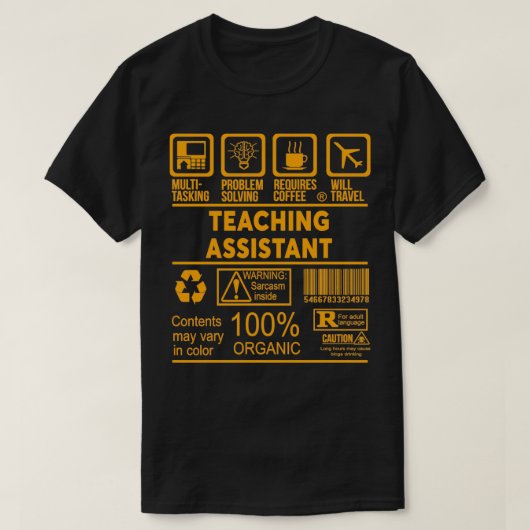 T-SHIRT ASSISTANT ENSEIGNEMENT NICE DESIGN 2017 (Design devant)